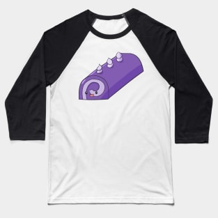 Kawaii Ube Roll Cake Purple Yam Filipino Food Baseball T-Shirt